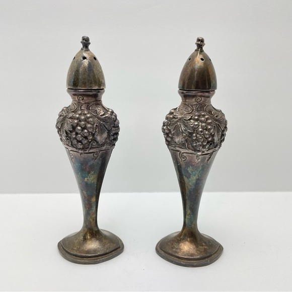 Benedict Proctor BP 20 Silver Plated  Salt and Pepper Shakers Vintage - Picture 8 of 10